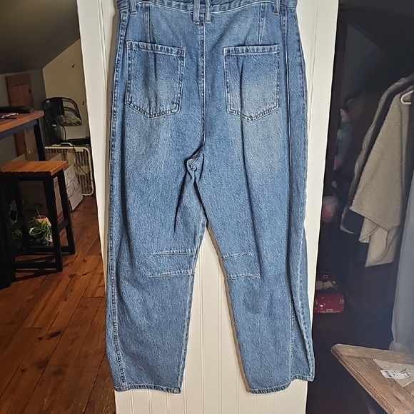 Sincerely Jules Light Blue High-Rise Barrel Denim Jeans - Picture 2 of 3